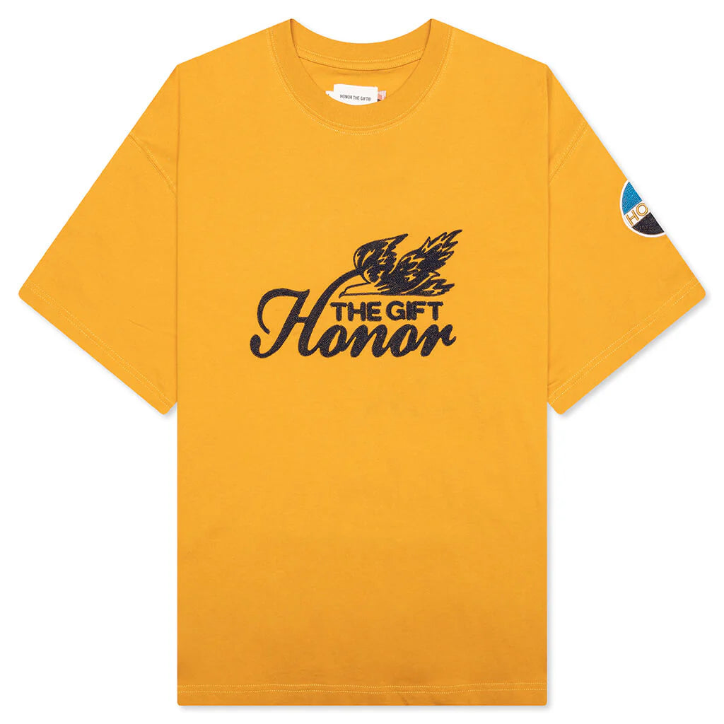 Auto Club Box Tee Yellow