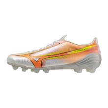 Mizuno Alpha III Japan FG Mens Soccer Cleats White Orange