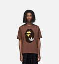 Bape SSL Mens Short Sleeve Shirt Brown