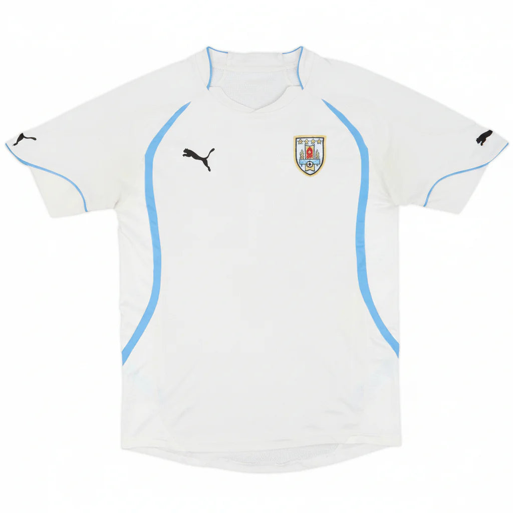 PUMA Uruguay Away Jersey 2011 White