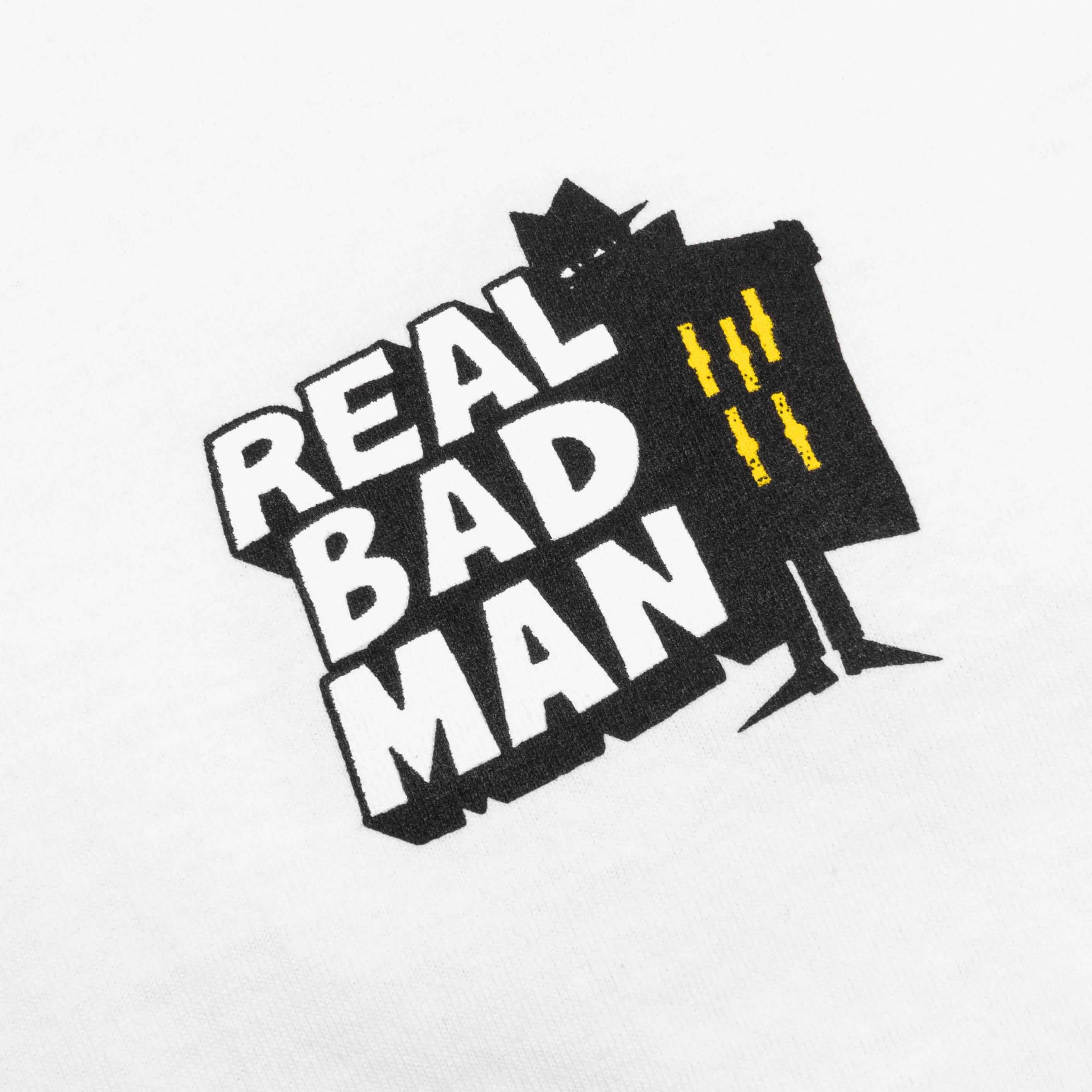 Masked Men S S Tee White