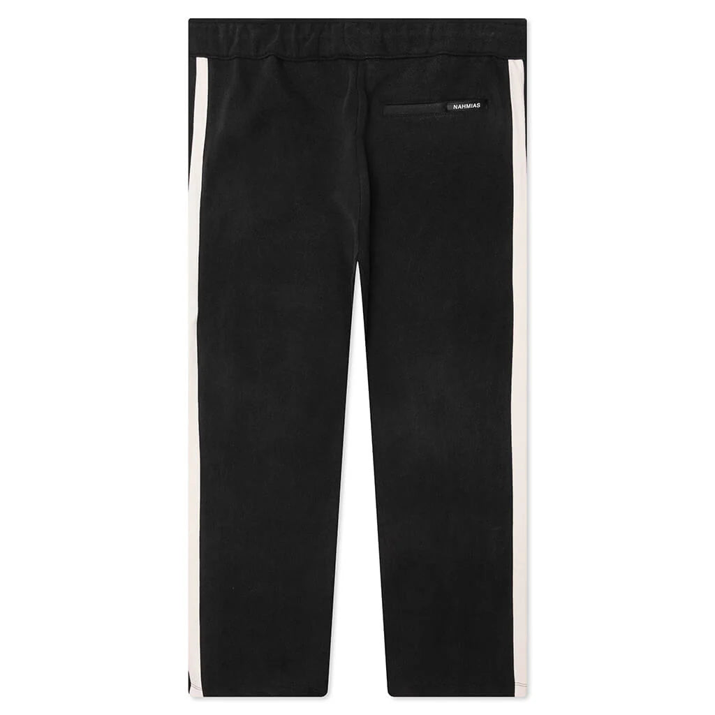 PE Heavy Cotton Track Pants Worn Black
