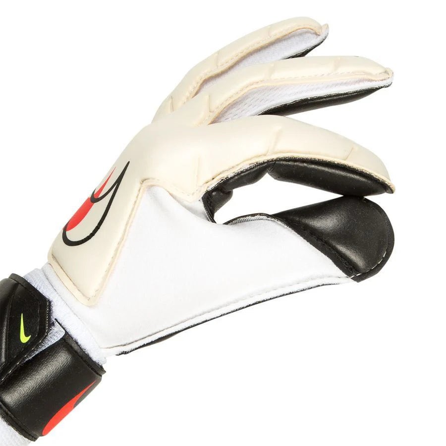 Nike Grip3 Goalkeeper Gloves White Black Bright Crimson
