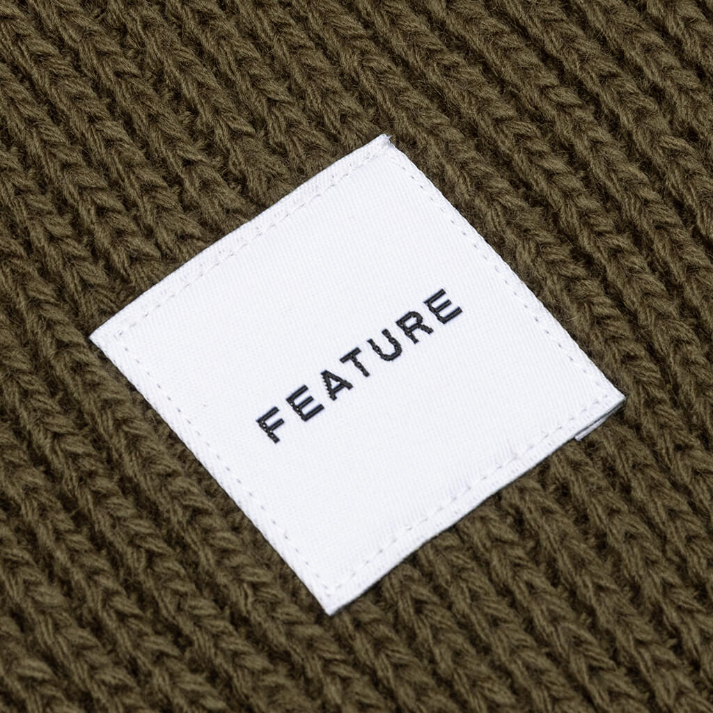 Oversized Beanie Drab