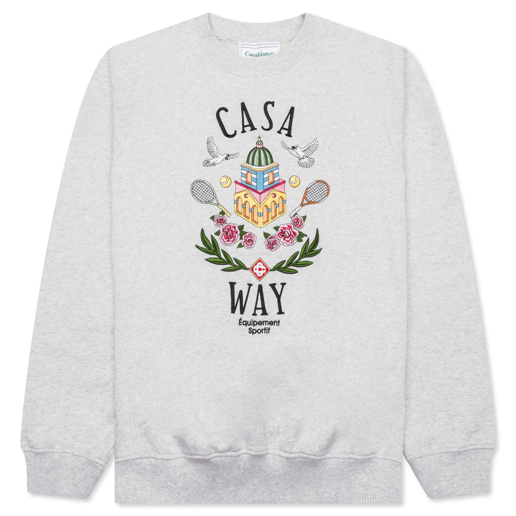 Casa Way Marle Loopback Crewneck Grey