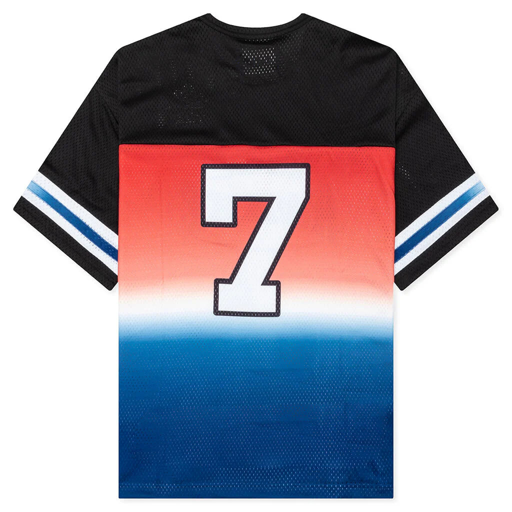 Mesh Football Jersey Black Multi