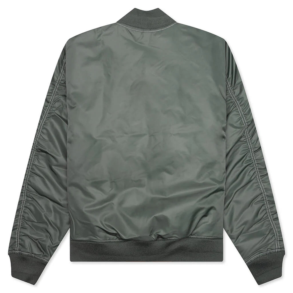 Built Bomber Jacket Green