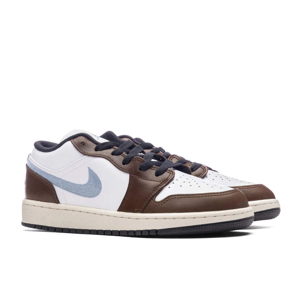 Air Jordan 1 Low SE GS White Blue Grey Sail