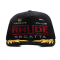 Regatta Club Hat Black White Red
