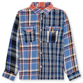 Crazy Check L S Shirt Blue