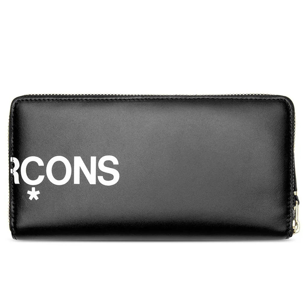 Comme des Garcons SA0110 Huge Logo Leather Wallet Black