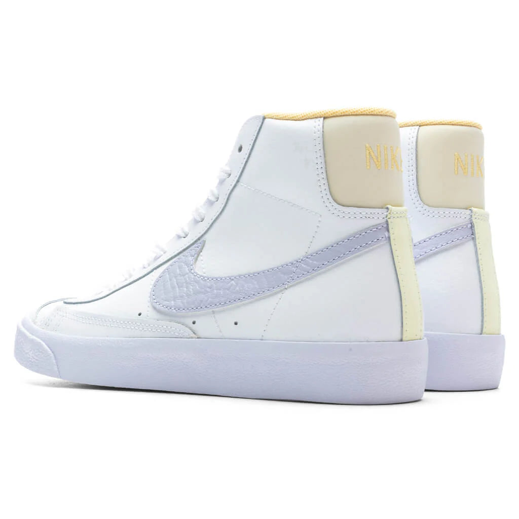 Blazer Mid 77 GS White Oxygen Purple Coconut Milk