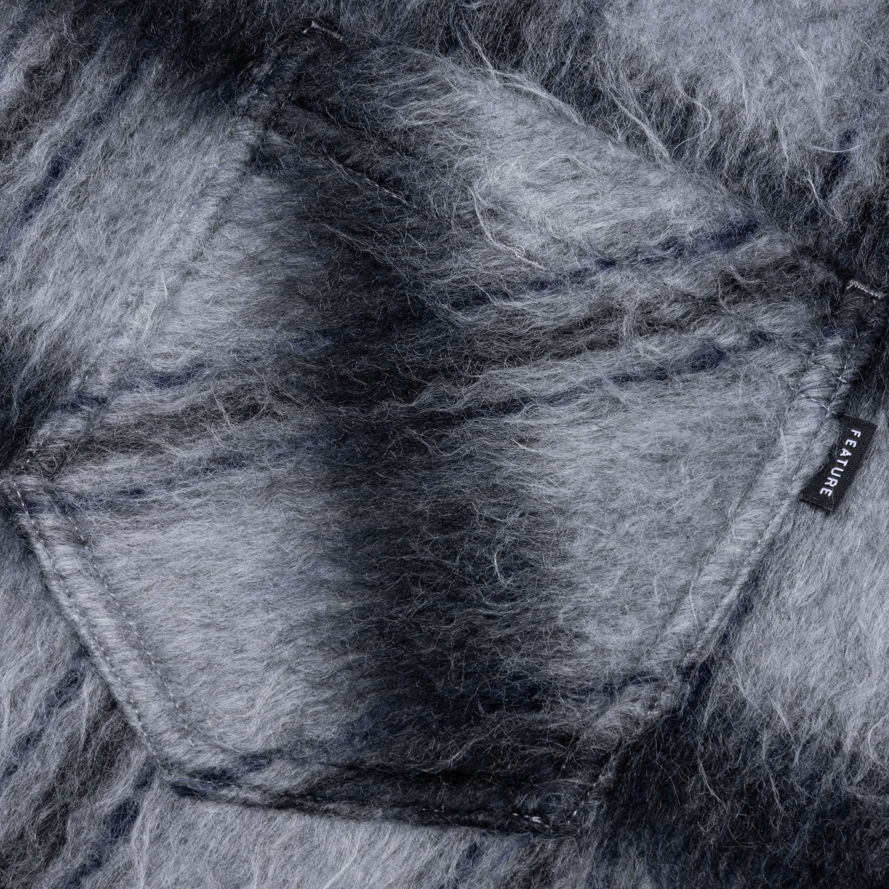 Mohair Flannel Black