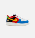 Air Force 1 UNO Infant Toddler Lifestyle Shoe Black Red Multi Free Shipping