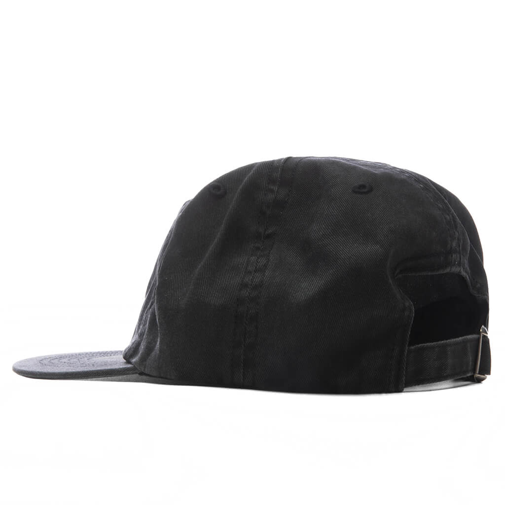 Signature 6 Panel Hat Black