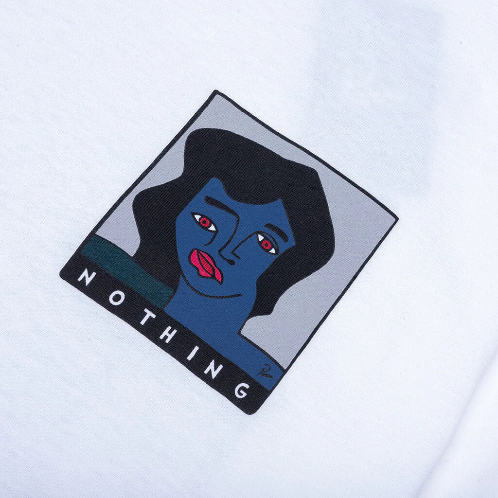 Nothing Please T Shirt White