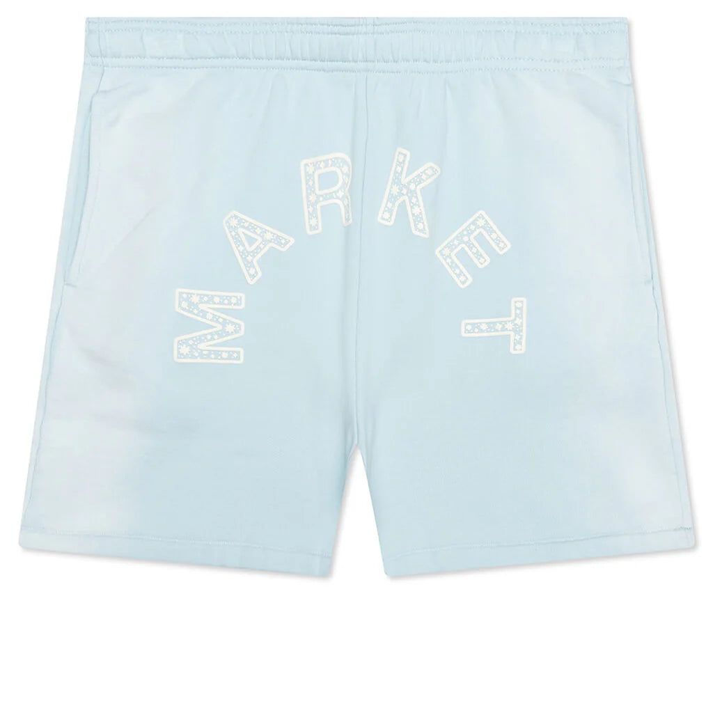 Starry Arc Fleece Short Ice Blue