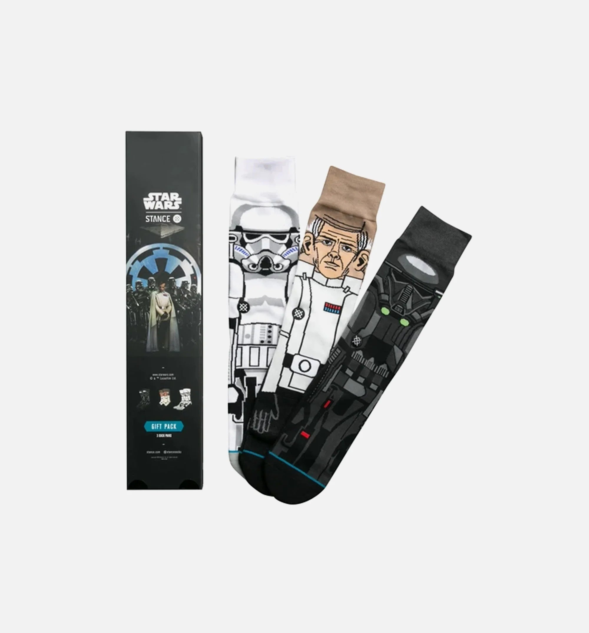 Star Wars Rogue One 3 Pack Socks Black