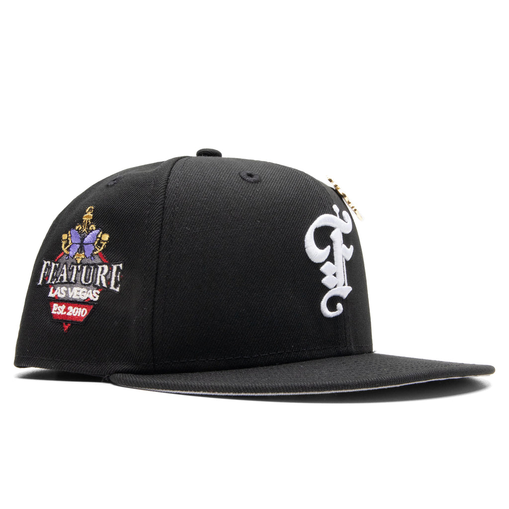 Feature x New Era 59FIFTY Fitted Old English F Wynn Black White