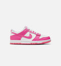 Dunk Low Laser Fushsia Grade School Lifestyle Shoe White Laser Fuchsia