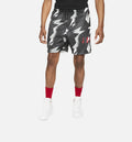 Jumpman Air Printed Mesh Mens Shorts Black White Red