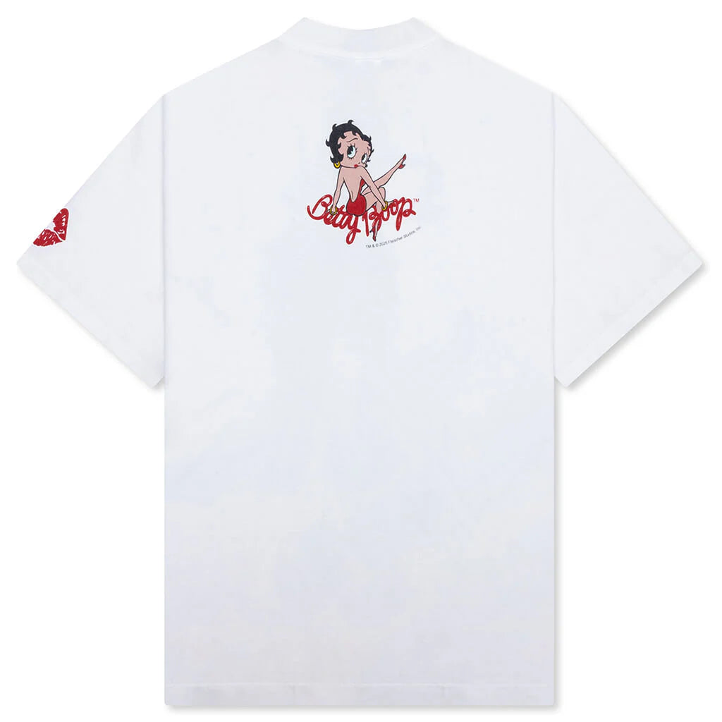 Saint M6 x Betty Boop Pose S S Tee White