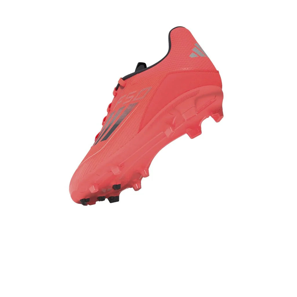 adidas Kids F50 League FG MG Multi Ground Soccer Cleats Turbo Black