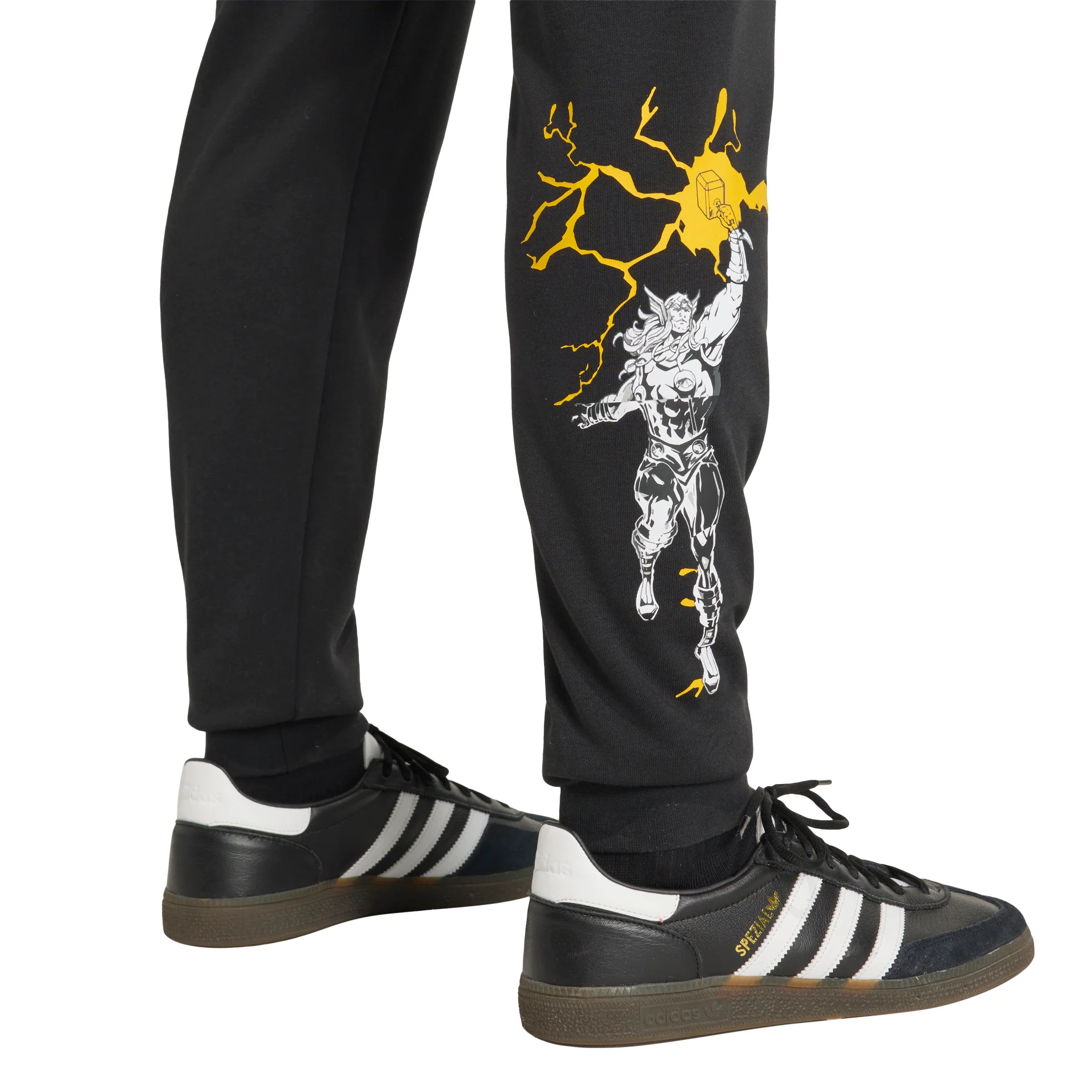 adidas Real Madrid Avengers Mens Soccer Tracksuit Bottoms Black