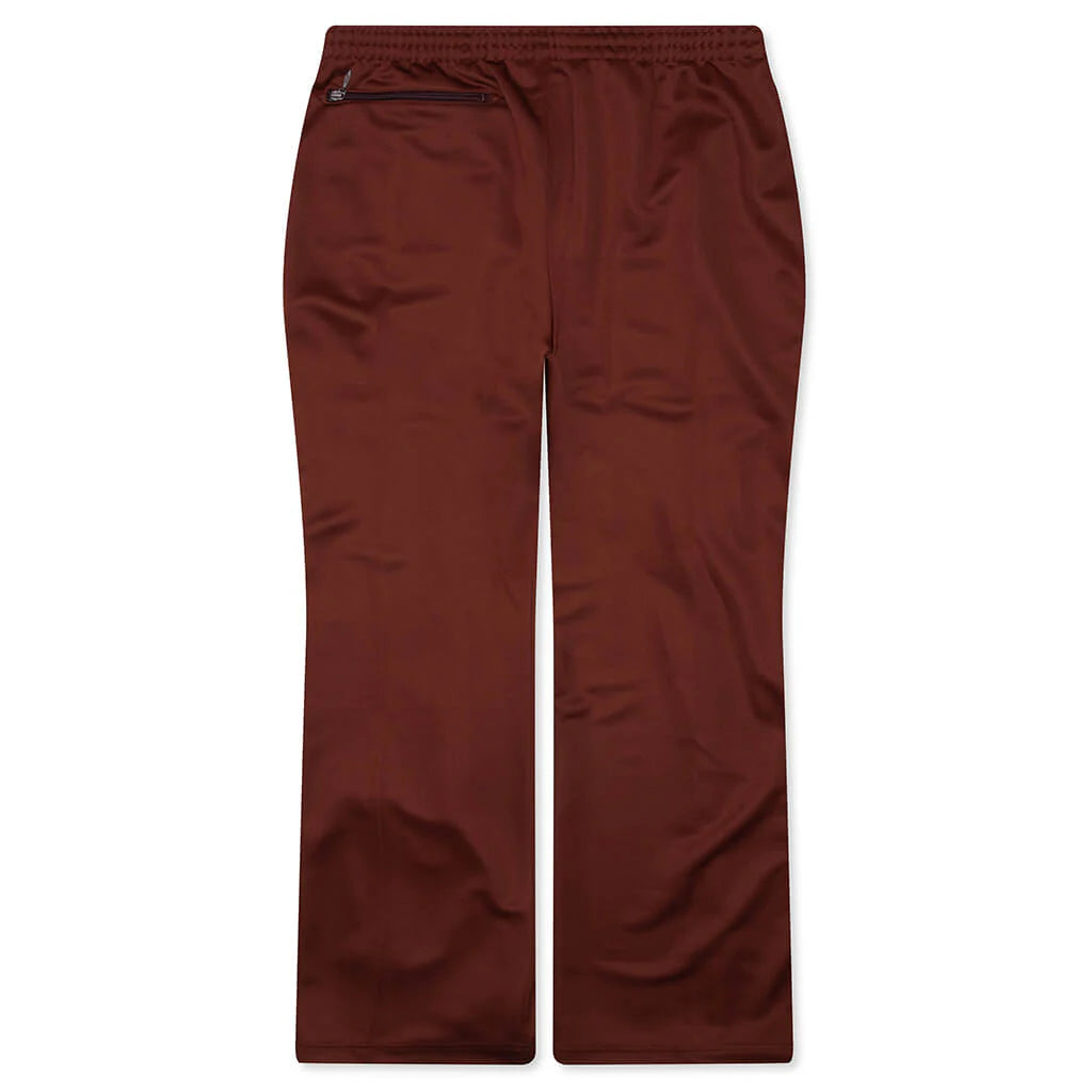 Poly Smooth Boot Cut Track Pant Rust