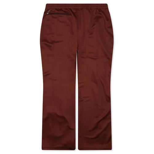 Poly Smooth Boot Cut Track Pant Rust