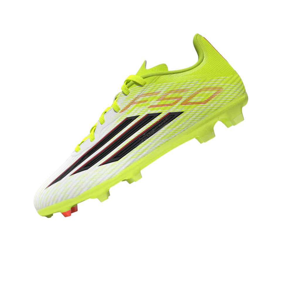 adidas F50 League FG MG Firm Ground Multi Ground Youth Soccer Cleats Yellow Black Red
