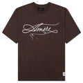 Amiri Stitch Tee Shaved Chocolate