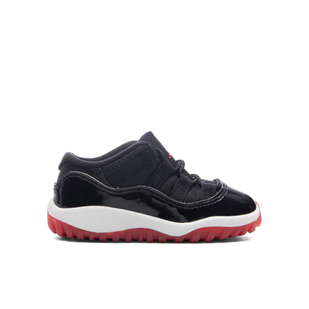 Air Jordan 11 Retro Low Bred TD Black Varsity Red White