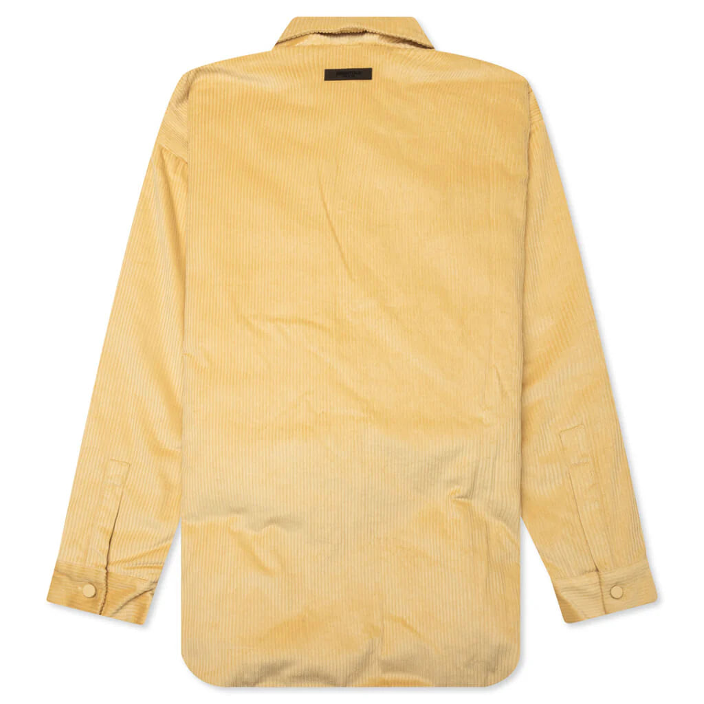 Corduroy Shirt Jacket Light Tuscan