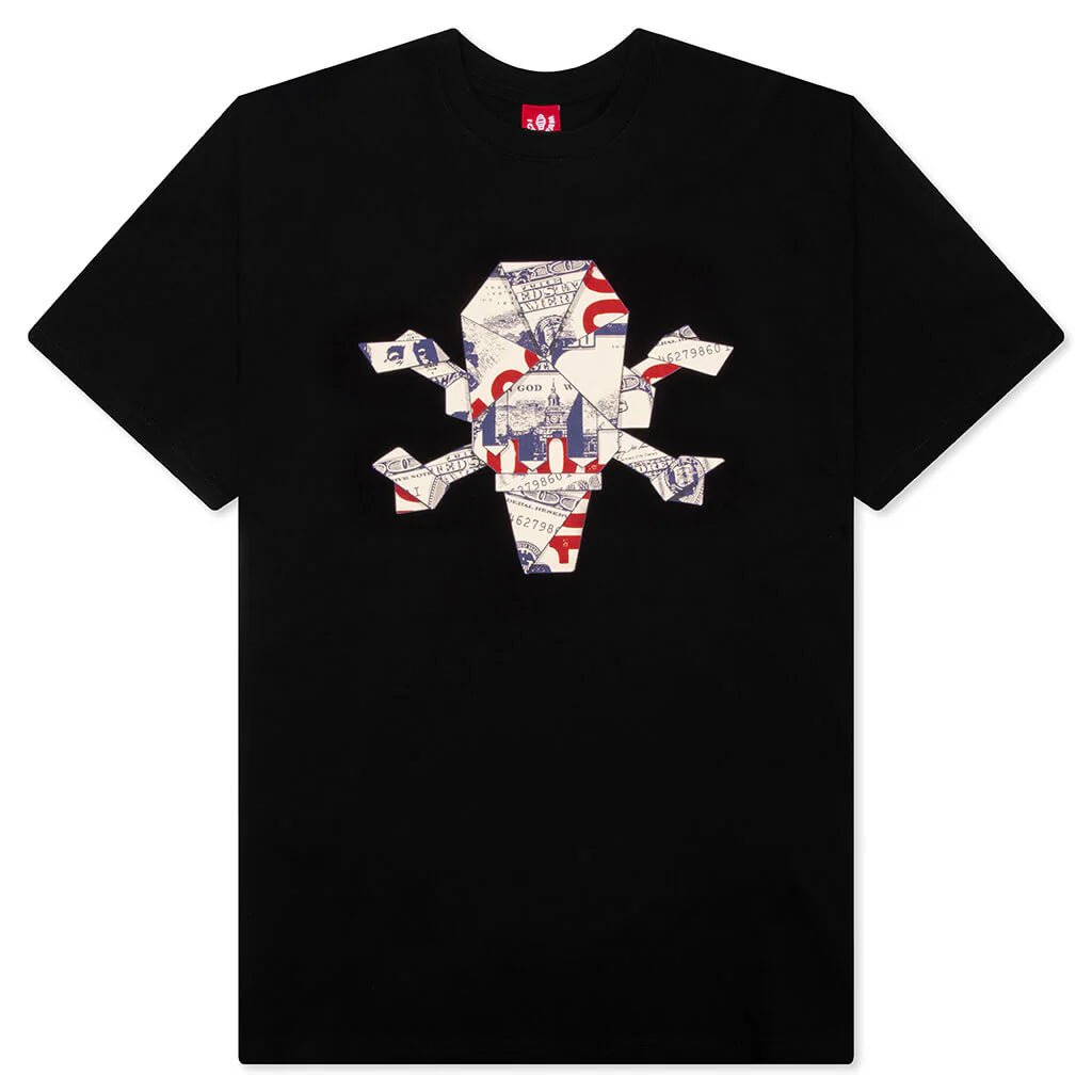 Origami S S Tee Black