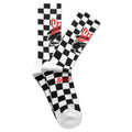 Saint Eye Socks Black White