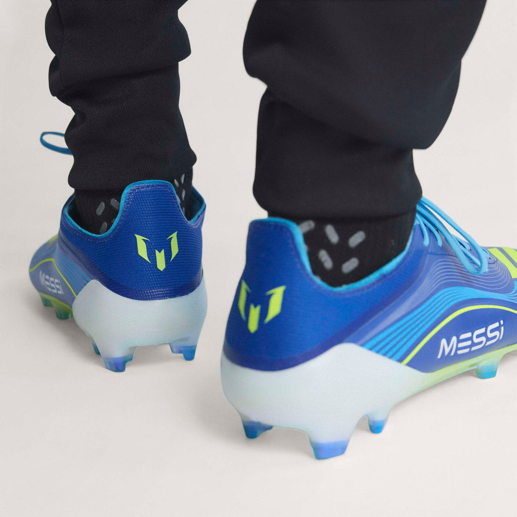 adidas F50 Messi Elite FG Mens Soccer Cleats Royal Blue Yellow Blue