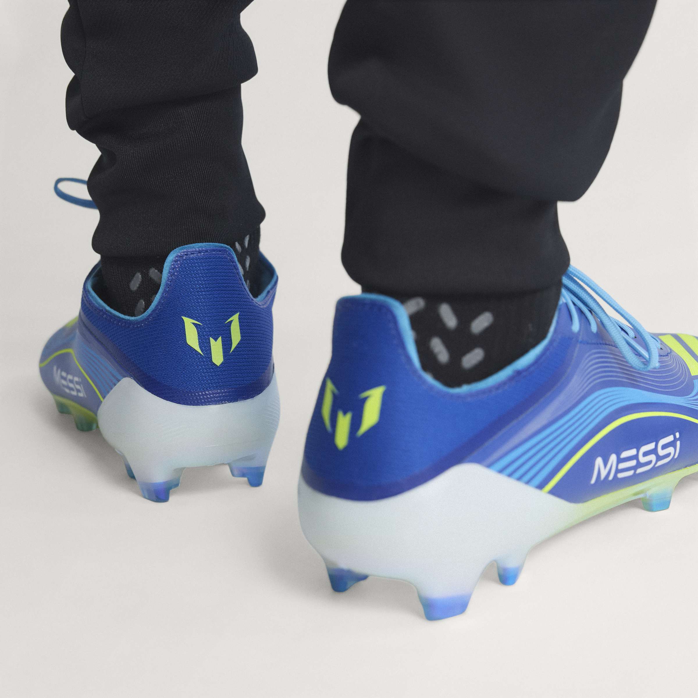 adidas F50 Messi Elite FG Mens Soccer Cleats Royal Blue Yellow Blue