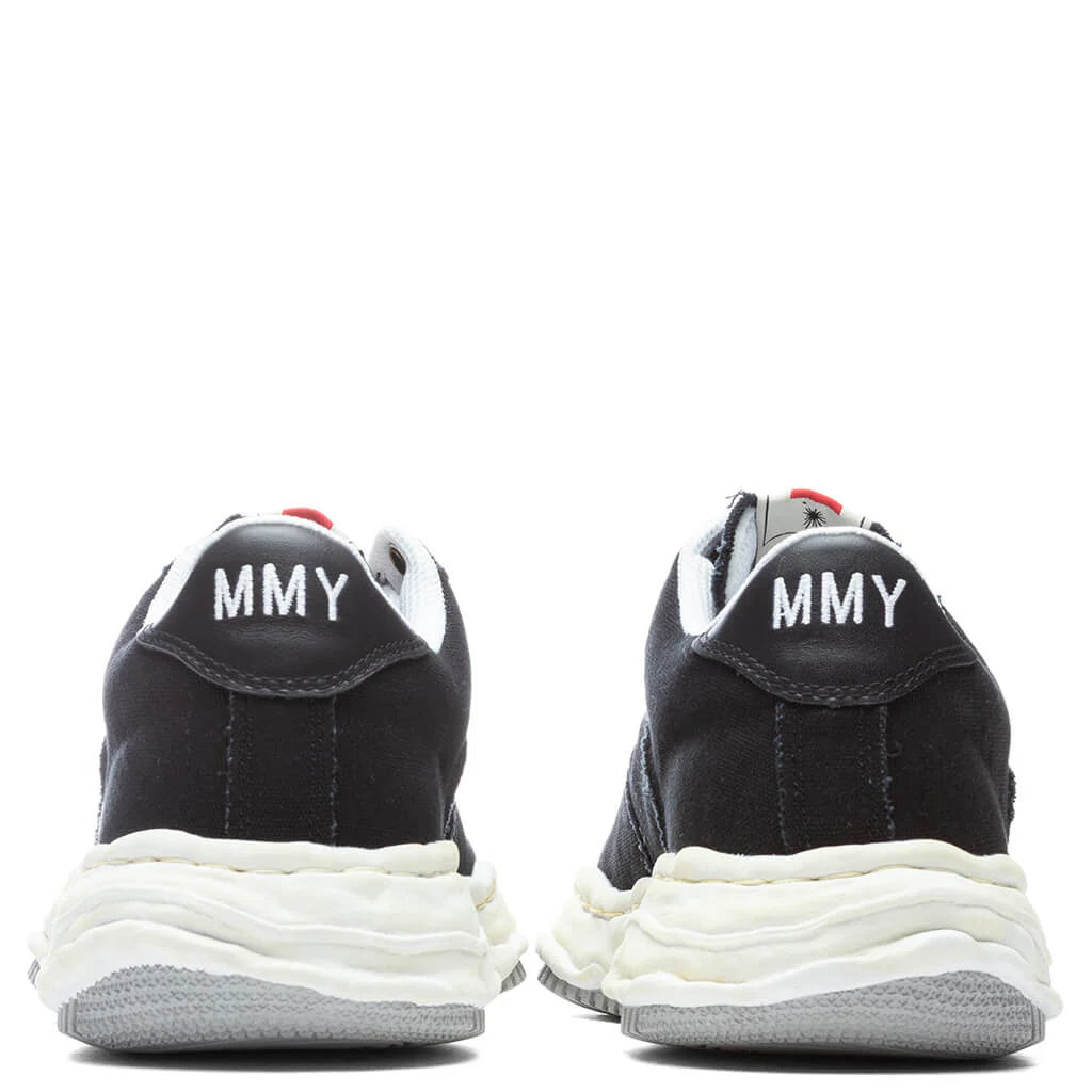 Wayne Low OG Sole Washed Canvas Sneaker Black