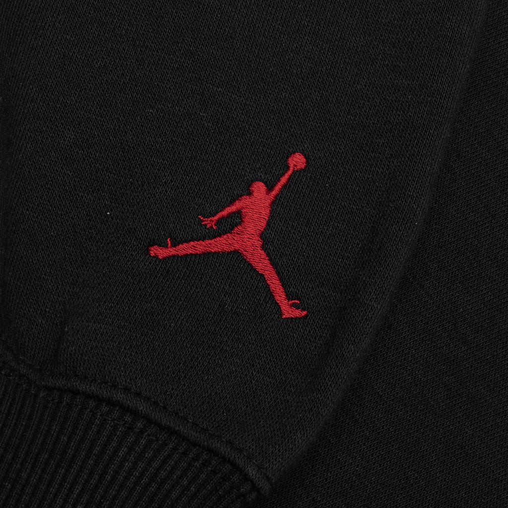 Brooklyn Holiday Fleece Crewneck Black Gym Red
