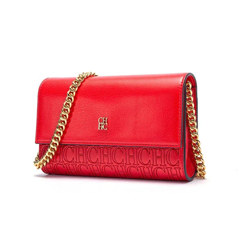 Bolsa de Ombro de Couro Livorno