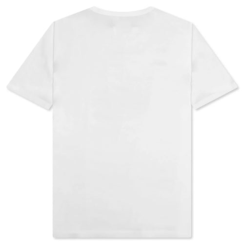 Numeric Logo Mako Cotton T Shirt White