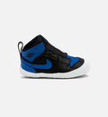 Air Jordan 1 Retro High OG Royal Reimagined Infant Crib Lifestyle Shoe Black White Varisty Royal Free Shipping