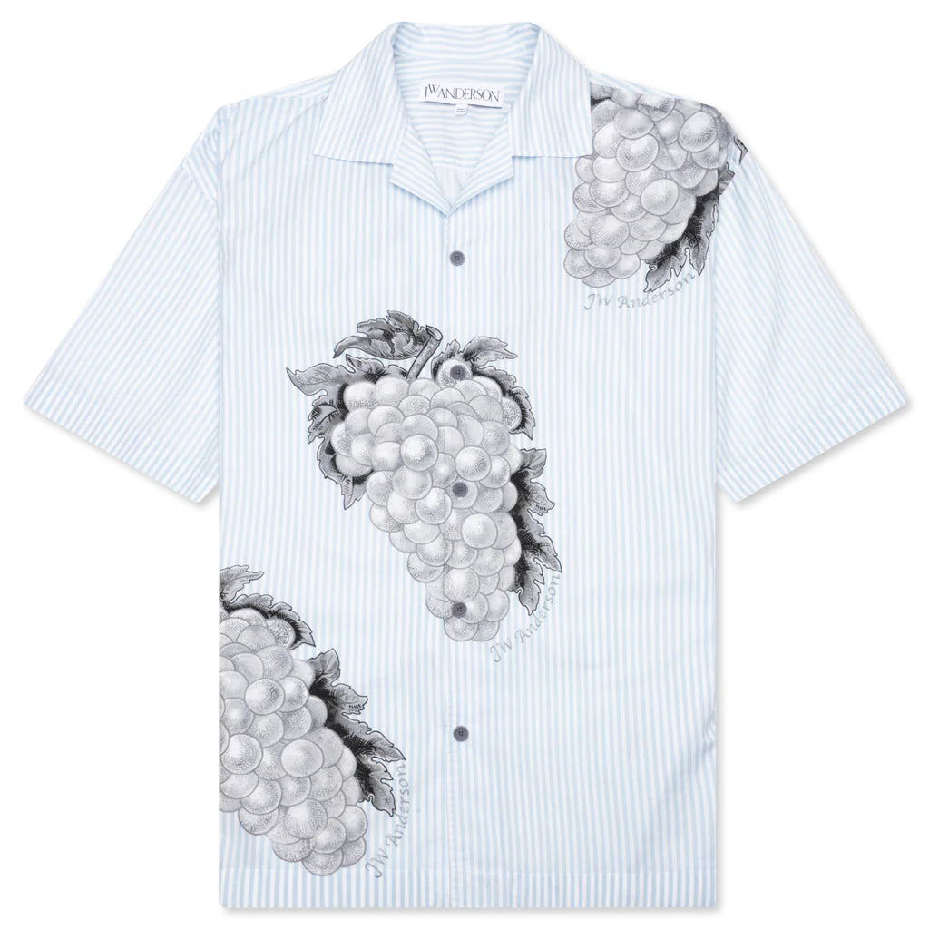 Boxy Fit S S Shirt Light Blue