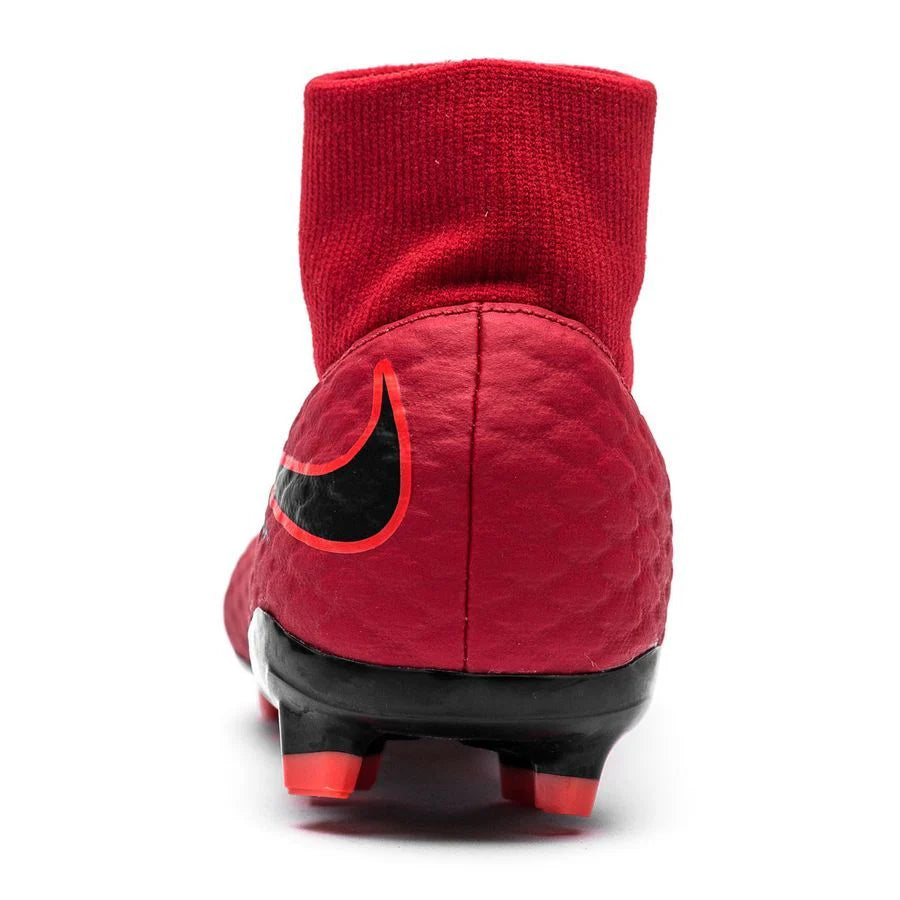 Nike JR Hypervenom Phelon III Soccer Cleats Red Black Crimson