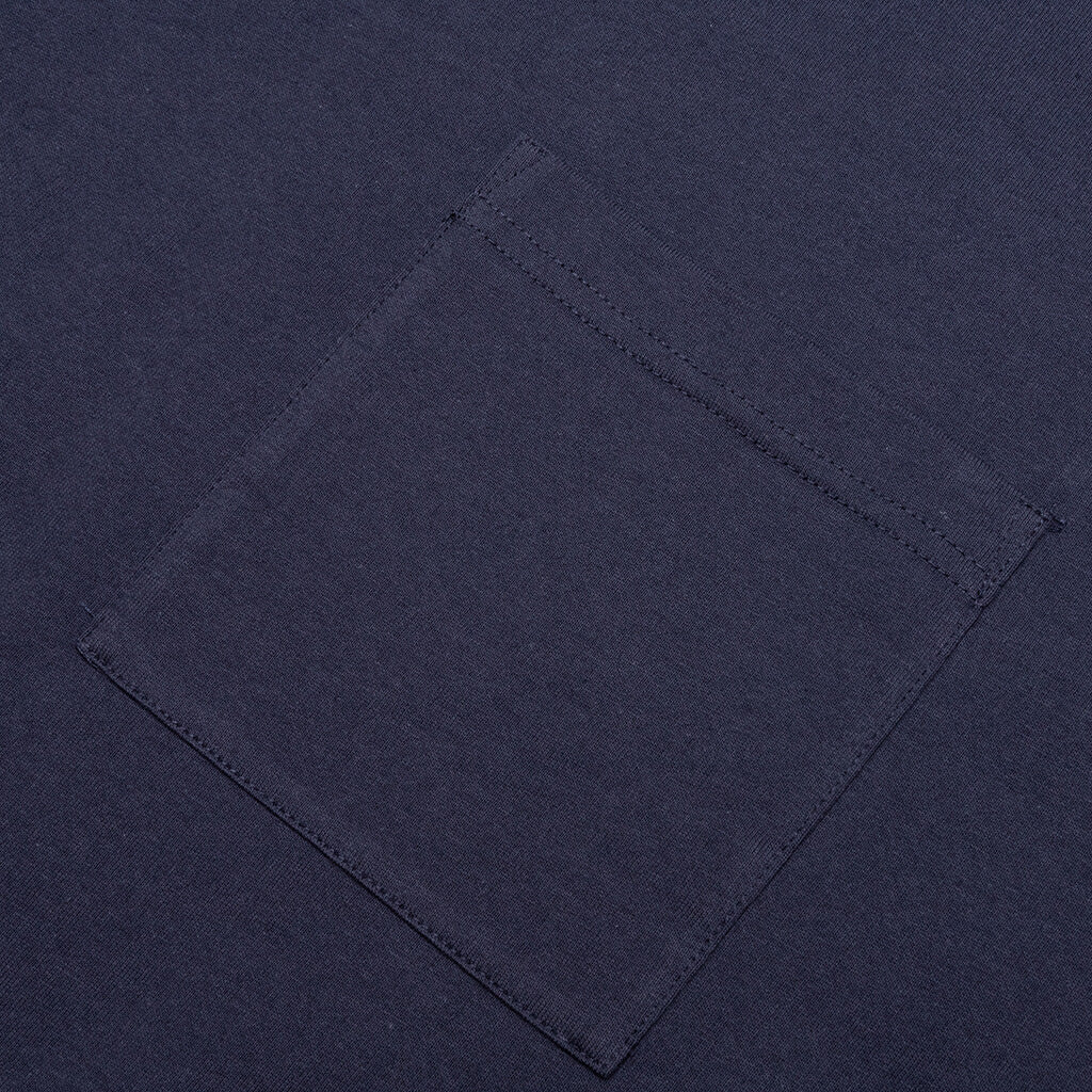 Jersey Braque Pocket Tee Navy