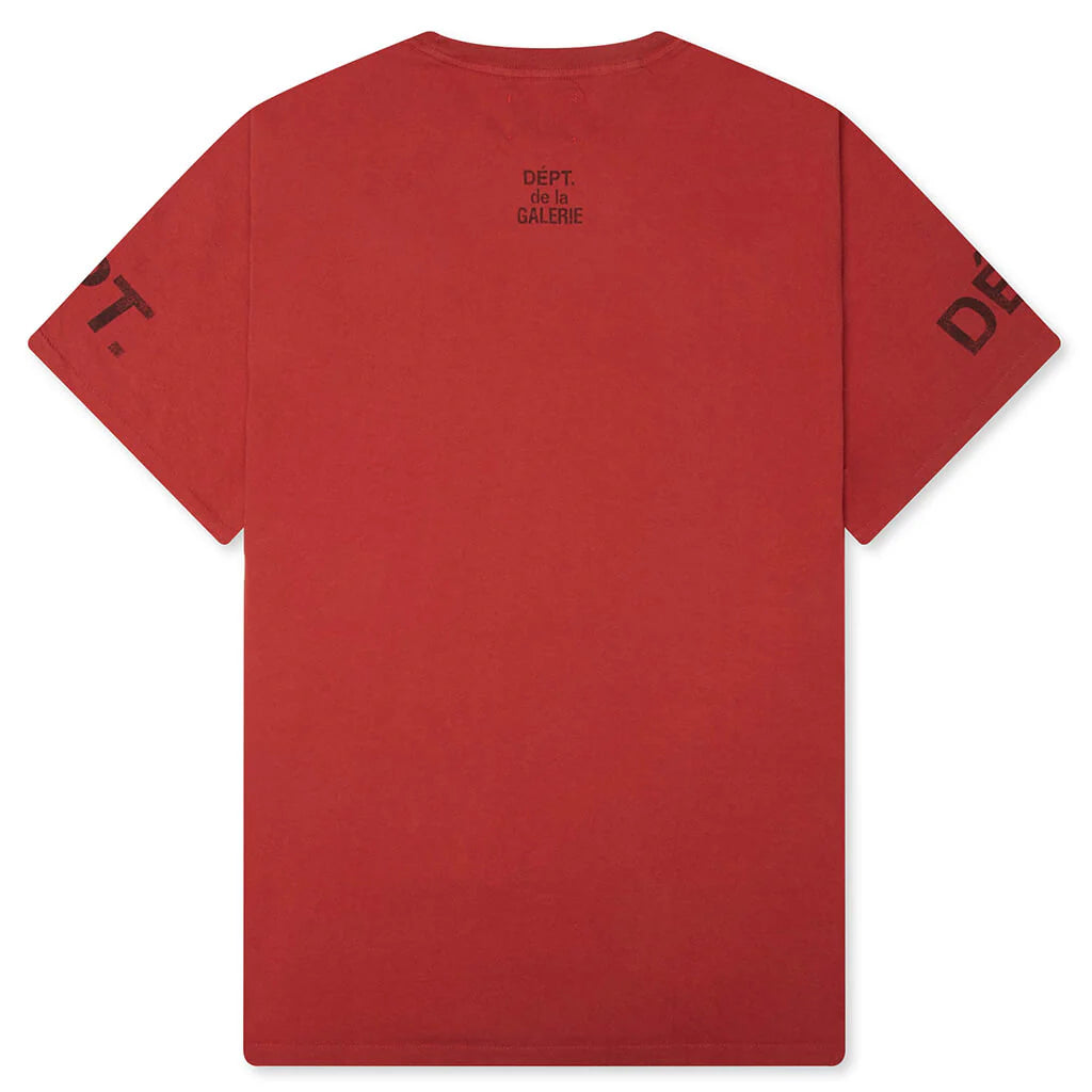 Dépt Swat Tee Dusty Red