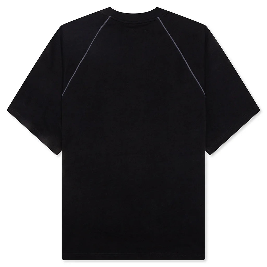Crumble Heavyweight Raglan Black