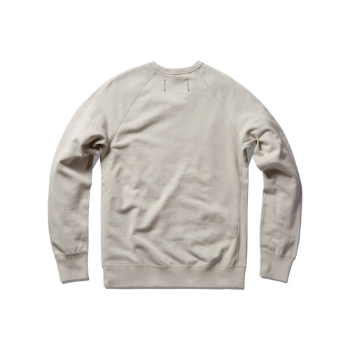 Reigning Champ Long Sleeve Terry Crew Sweater Mens Dust