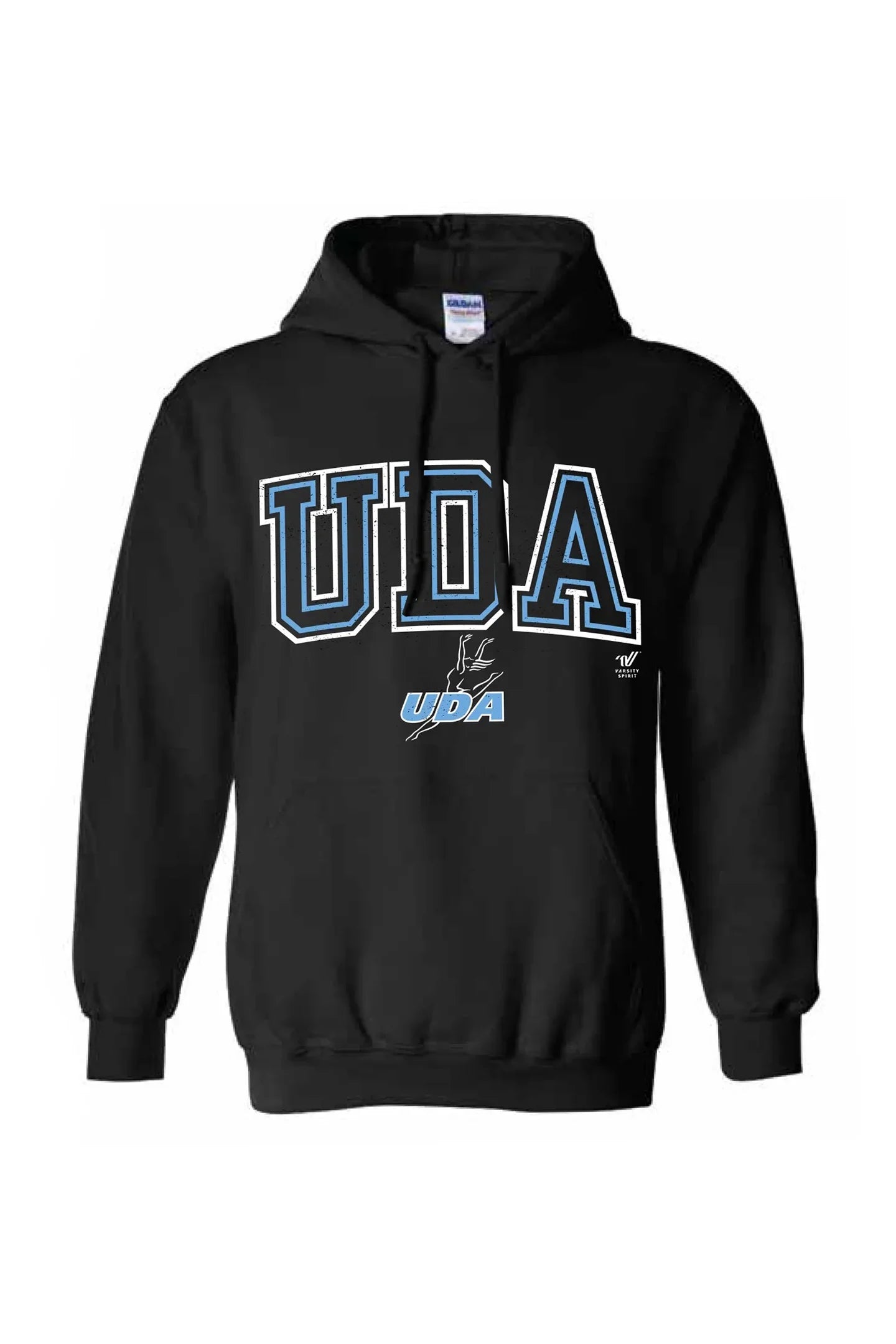 UDA Collegiate Black Hoodie